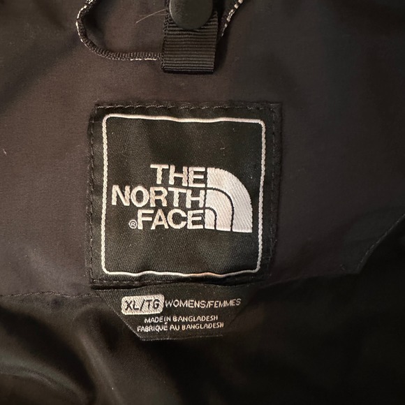 The North Face HyVent Black Waterproof Hooded Rain Jacket Womens XL - Picture 9 of 12